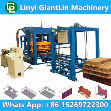 QT6-15 Automatic Concrete Solid Brick Making Machine