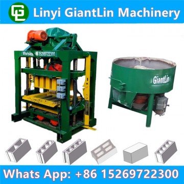 QT40-2 Small Manual Concrete Brick Making Machine