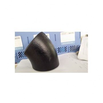Round 45 Degree Steel Butt Welding Elbow Sch10 - Sch160 Wall Thickness