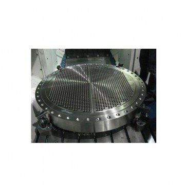 ASME A105 Carbon Steel Tube Sheet Steel Pipe Flange For Heat Exchanger