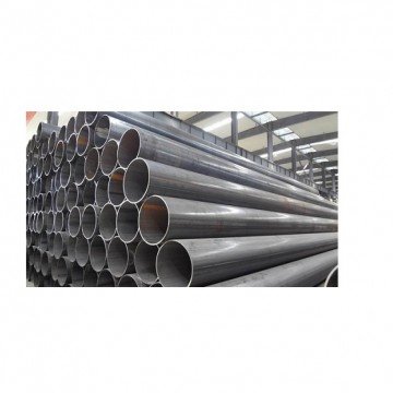 Black Painted Carbon ERW Steel Pipe Threaded Bare Pipe With Plain End