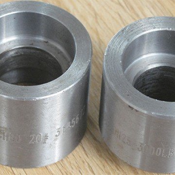 Sch80 Carbon Steel Socket Weld Coupling , Mild Steel Pipe Fittings