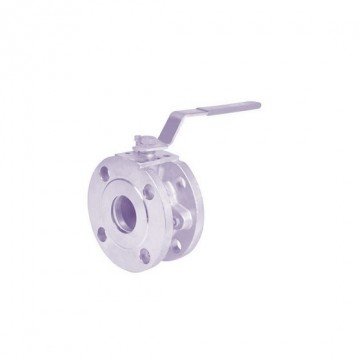 Hand Lever Operated Wafer Type Ball Valve