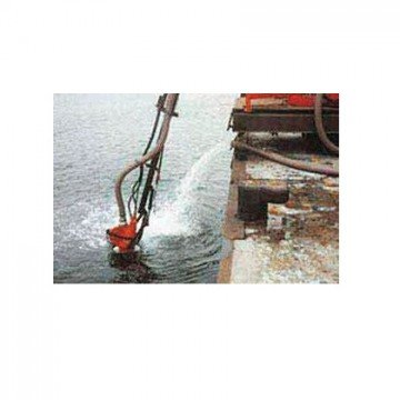 Submersible vertical screw oil spill response pump