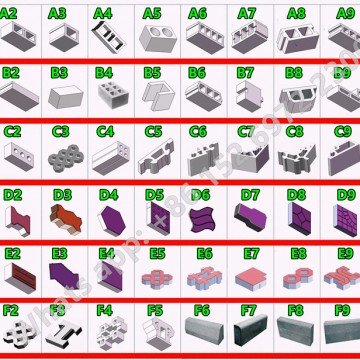 Different angles to show QT4-15 host brick machine