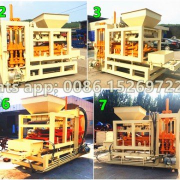 QT4-15 Big Hydraulic Automatic Concrete Block Plant