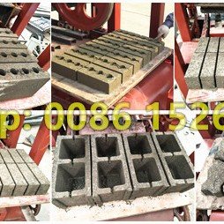 QT4-24B concrete block production line production capacity