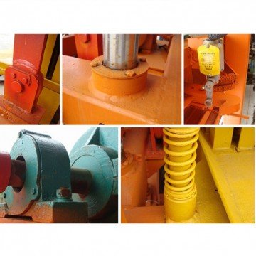 Different angles to show QT40-2 host brick machine parts