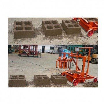 QMR2-45 diesel mobile cement hollow block machine technical information