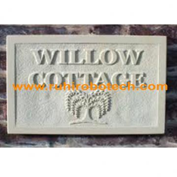 SAMPLE OF DESKTOP SMALL STONE CNC ENGRAVING MACHINE